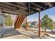 Concrete patio area and stairs leading to backyard at 1820 Cooper Ct, Castle Rock, CO 80109