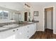 Bathroom features double sinks, a shower and a tub at 1820 Cooper Ct, Castle Rock, CO 80109