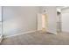 Spacious bedroom featuring neutral walls and carpet, with closet and bathroom access at 3539 S Fairplay Way # 10, Aurora, CO 80014