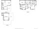 Three-story floor plan of the home with dimensions for each room at 5026 S Platte River Pkwy, Littleton, CO 80123