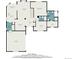 Detailed floor plan showcasing the layout of the first floor, and the kitchen and living spaces at 7288 S Sundown Cir, Littleton, CO 80120