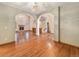 Expansive living space with hardwood floors and an open layout, great for entertaining at 7288 S Sundown Cir, Littleton, CO 80120