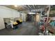 Unfinished basement with storage shelves and ample space for customization and organization at 16873 Boreas Ct, Parker, CO 80134