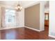 Elegant dining room with hardwood floors and natural light, perfect for Gathering gatherings at 16873 Boreas Ct, Parker, CO 80134