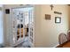 Bright office space featuring french doors, wood cabinets, and a glimpse of the well-lit room at 16873 Boreas Ct, Parker, CO 80134