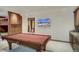 Beautiful game room with pool table, and a media center, perfect for relaxing and entertaining at 59 Gold Run Rd, Breckenridge, CO 80424