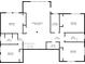Detailed floor plan showing the layout of the lower level of the home at 5073 N Lariat Dr, Castle Rock, CO 80108