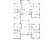 Detailed floor plan showcasing the layout of the home, including bedrooms, living spaces, and bathrooms at 5073 N Lariat Dr, Castle Rock, CO 80108