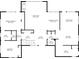 Detailed floor plan showing the layout of the main level of the home at 5073 N Lariat Dr, Castle Rock, CO 80108