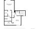 Layout showing the primary bedroom, walk-in closet, laundry, and an additional bedroom at 16052 Deer Ridge Dr # B, Morrison, CO 80465