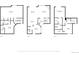 Combined layout showcasing multiple floors with various rooms and storage spaces at 16052 Deer Ridge Dr # B, Morrison, CO 80465