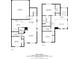 Detailed floor plan displaying layout of home, including room dimensions, and indicating flow of space from floor to floor at 5107 Pasadena Way, Broomfield, CO 80023
