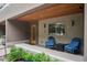 Welcoming patio with seating, exterior lights, and attractive landscaping at 48 Galapago St, Denver, CO 80223