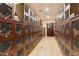 Climate-controlled wine cellar with individual storage lockers for residents at 5455 Landmark Pl # 407, Greenwood Village, CO 80111