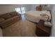 Bedroom featuring carpet, natural light, neutral paint and comfortable seating at 7290 S Cook Cir, Centennial, CO 80122