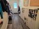 Inviting mud room features functional built-in storage and easy access to the outdoors at 7290 S Cook Cir, Centennial, CO 80122