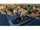 Aerial of an estate with a three-car garage and well-manicured landscaping at 5350 S Marshall St, Littleton, CO 80123