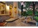 Cozy back patio with modern outdoor seating and a fire pit perfect for relaxation at 5350 S Marshall St, Littleton, CO 80123