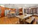 Lovely open-concept kitchen with granite countertops and stainless steel appliances at 5350 S Marshall St, Littleton, CO 80123