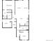 Detailed floor plan showcasing the layout of bedrooms, bathrooms, kitchen, and living spaces at 120 Sabin Way, Lochbuie, CO 80603