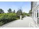 Expansive deck overlooking the backyard and golf course, offering a serene outdoor space at 1361 Castlepoint Cir, Castle Pines, CO 80108