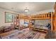 Bedroom with two wooden bunk beds and a playful atmosphere at 28940 Pinewood Vista Dr, Evergreen, CO 80439