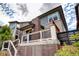 Stylish multi-story home featuring a brick accent wall, covered porch, and well-maintained landscaping at 4100 Albion St # 1509, Denver, CO 80216