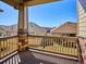 Balcony view of neighboring homes showcasing the community setting and outdoor space at 19368 E Quincy Pl, Aurora, CO 80015