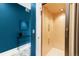 Features of an elevator, offering a modern design with wooden paneled walls at 2314 S University Blvd, Denver, CO 80210