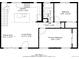 Floor plan showing a 2 bedroom, 1 bath home at 1070 W Oxford Ave, Englewood, CO 80110