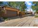 Spacious single-car garage showcasing its durable door and convenient street access at 2088 Kearney St, Denver, CO 80207