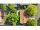 Home boasts a well-maintained roof and mature trees, providing shade and privacy in a serene setting at 19398 E Eastman Pl, Aurora, CO 80013