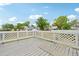 Enjoy the view from this wood deck with white lattice surround overlooking the backyard at 3932 S Pagosa St, Aurora, CO 80013