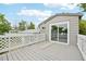 Private deck featuring a sliding glass door providing seamless indoor-outdoor living at 3932 S Pagosa St, Aurora, CO 80013