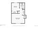 Basement floor plan featuring a Gathering room, bedroom, and laundry room at 3932 S Pagosa St, Aurora, CO 80013