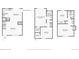 Floor plans for the home including the first and second floors and basement at 3932 S Pagosa St, Aurora, CO 80013