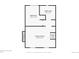 Basement floor plan with Gathering room, bedroom, bathroom, fireplace and stairs at 5372 E 108Th Pl, Thornton, CO 80233