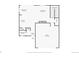 First-floor floor plan exhibitng a dining room, a living room, a kitchen, a bathroom, a foyer and a garage at 16369 Alberta Dr, Parker, CO 80134