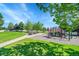 Community playground with modern equipment, perfect for to enjoy outdoor activities at 7870 Sunflower Green # 151, Frederick, CO 80530