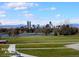Scenic view of the Denver skyline, showcasing the cityscape against the backdrop of the Rocky Mountains at 100 Dudley St, Lakewood, CO 80226