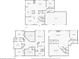 All three levels of floor plans including the basement, first floor, and second floor at 3191 Bittersweet Ln, Evergreen, CO 80439