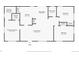 Here's the floor plan showcasing the layout of the bedrooms, bathrooms, kitchen, living and dining rooms and laundry at 1801 S Meade St, Denver, CO 80219