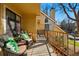 Charming balcony with outdoor seating and views of the surrounding area, perfect for relaxing and enjoying the fresh air at 4878 E Kentucky Ave # B, Denver, CO 80246