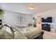 Spacious bedroom with large windows, carpet, and a comfortable chair, providing relaxation at 4724 S Wenatchee Cir, Aurora, CO 80015