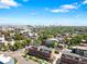Panoramic aerial view of the city skyline and surrounding neighborhoods at 771 24Th St, Denver, CO 80205