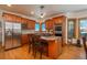 Kitchen with stainless steel appliances and granite countertops at 3891 Windchant Cir, Castle Rock, CO 80104