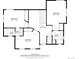 Floorplan layout of the second floor, detailing bedrooms, bathrooms and hall spaces at 4193 W 99Th Ct, Westminster, CO 80031