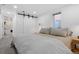 Basement bedroom with ensuite bathroom and barn door at 1260 Adams St, Denver, CO 80206