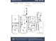 Detailed floor plan showing layout of a 3 bedroom 3.5 bath townhome at 8321 Mount Kataka St, Littleton, CO 80125