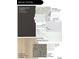 Selection of kitchen and bath cabinets, countertops, backsplash, flooring, and tiles in neutral colors at 8321 Mount Kataka St, Littleton, CO 80125